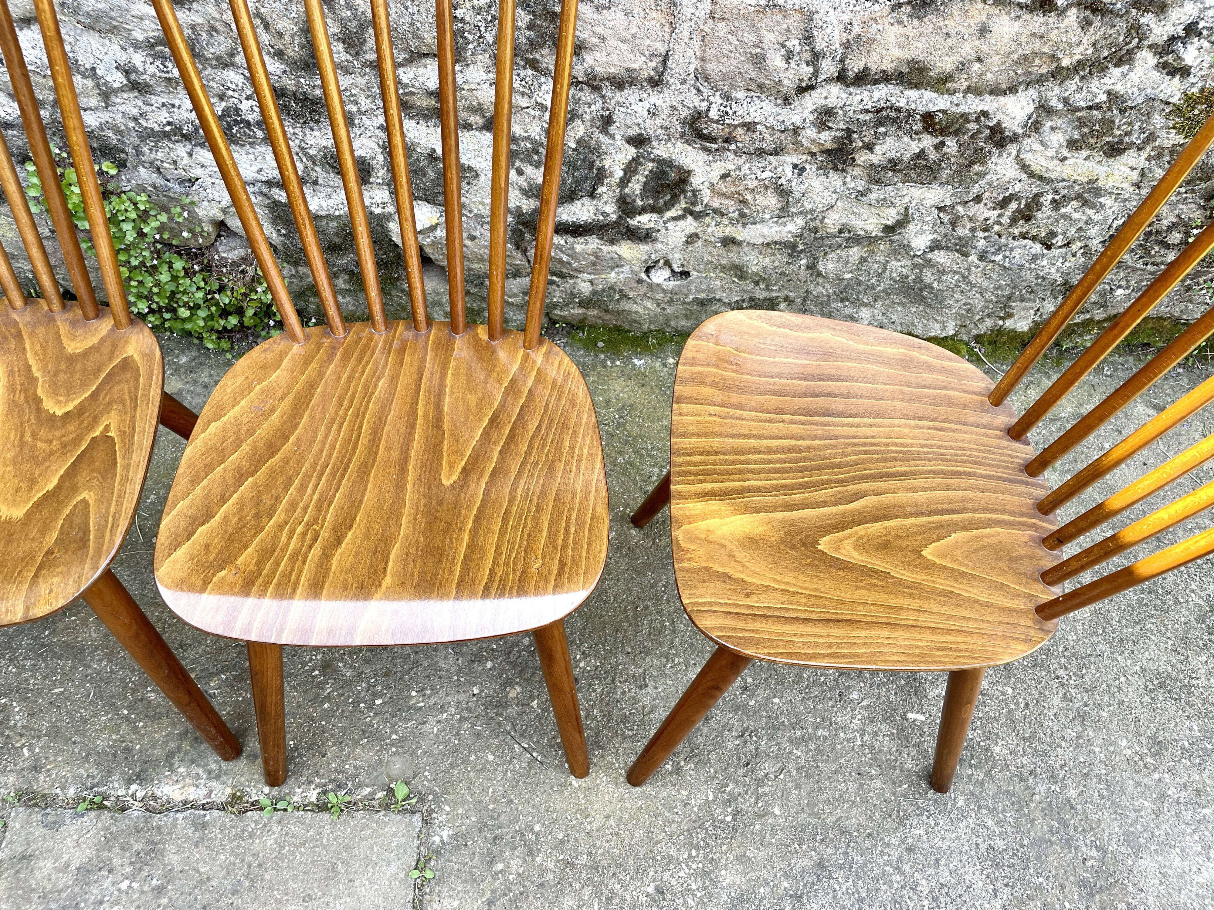 4 Baumann Menuet chairs
