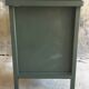 Small metal industrial desk with column of 4 drawers - industrial - 1960