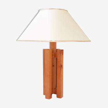 Lampe en bois cruciforme "scandinave"