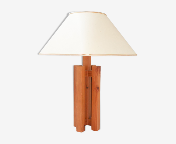 Lampe en bois cruciforme "scandinave"