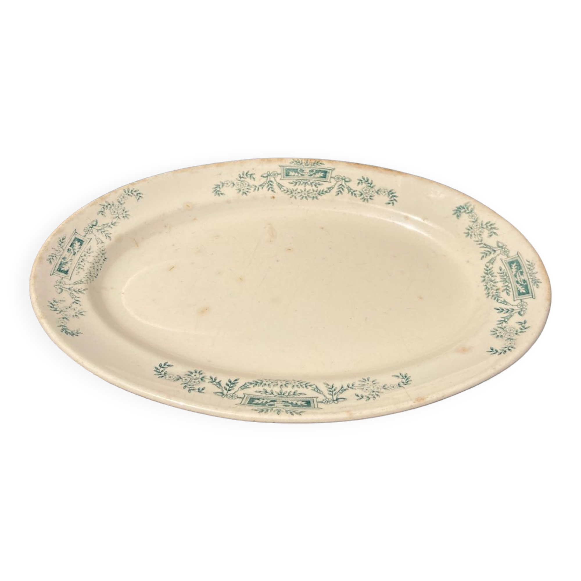 Earthenware dish Longchamp Lutèce
