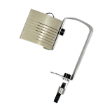 Vintage Italian aluminum and lacquer desk lamp from 60s