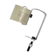 Vintage Italian aluminum and lacquer desk lamp from 60s