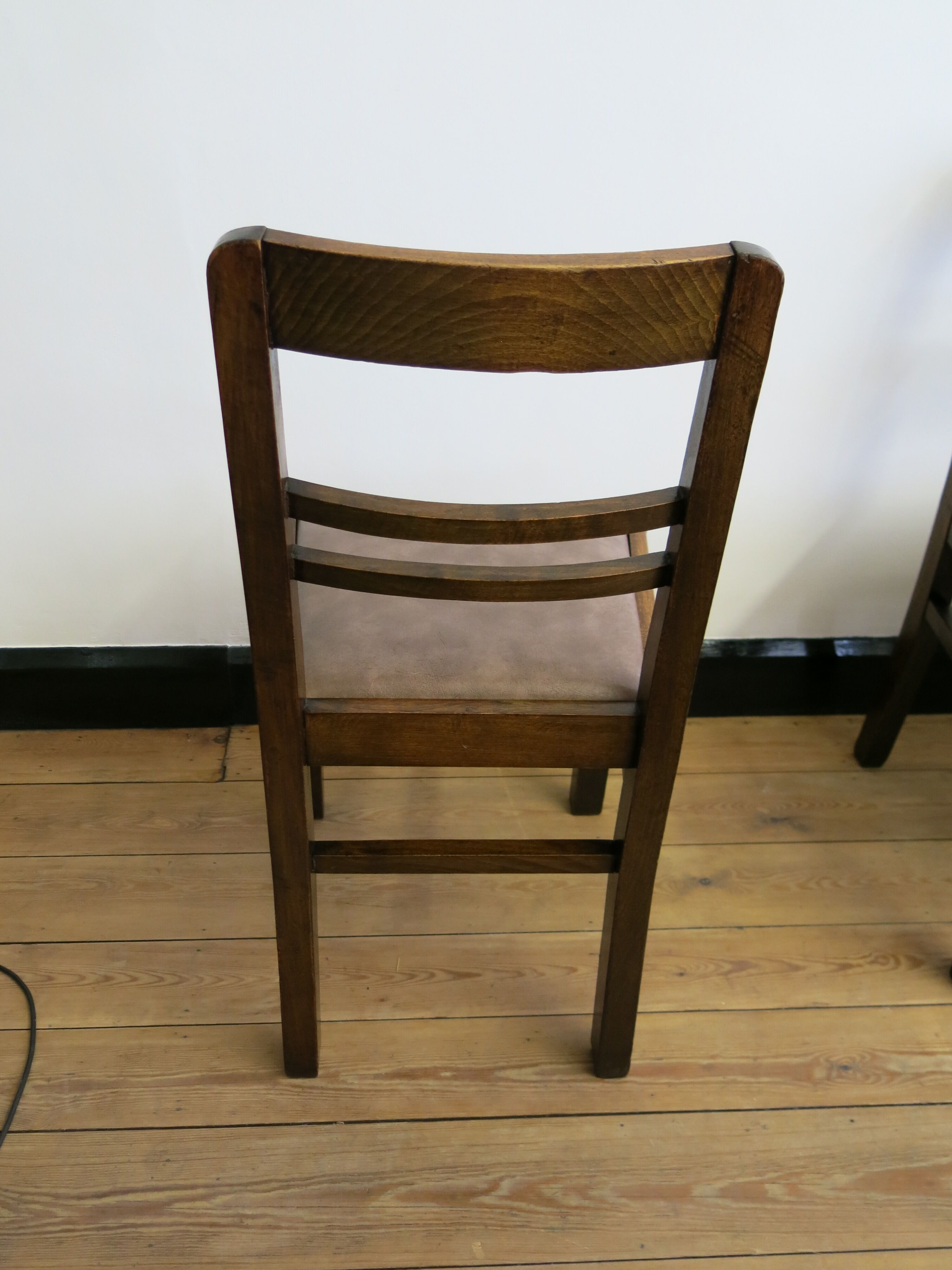 Set of four mid-century chairs