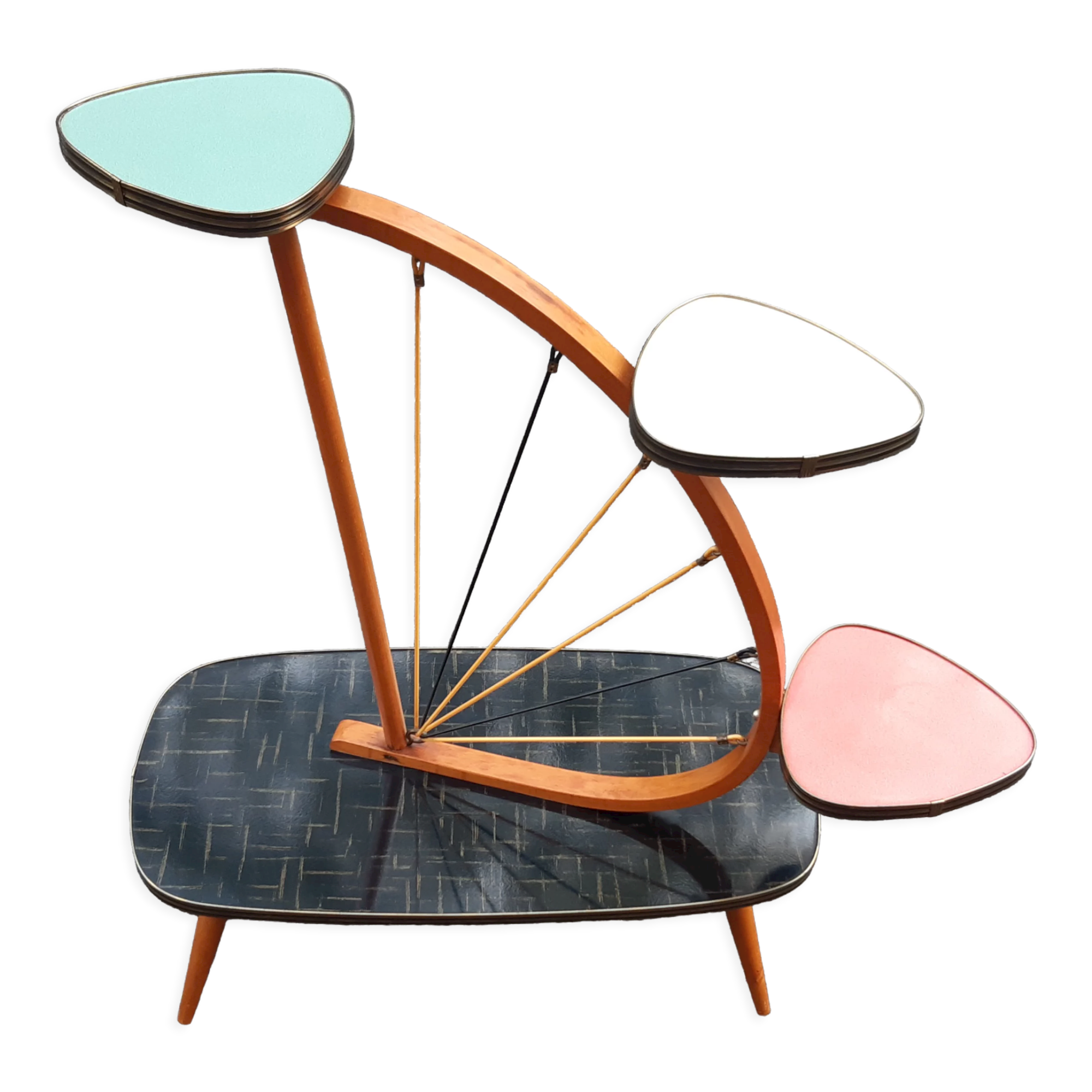 Stand plant holder formica vintage