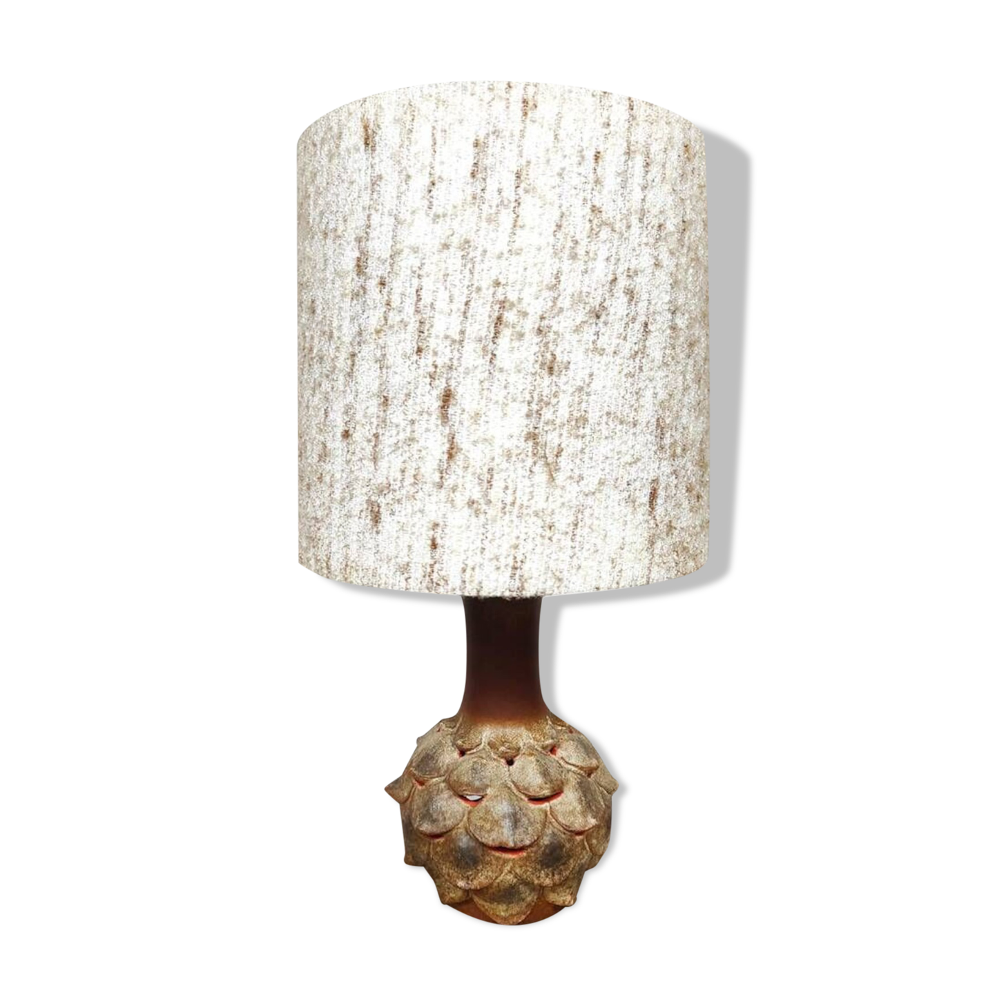 Vintage ceramic table lamp 1960 'Artichoke'
