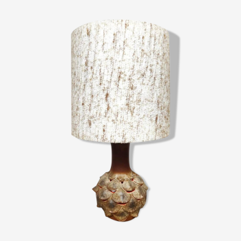 Vintage ceramic table lamp 1960 'Artichoke'