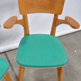 Fauteuil bridge pieds compas