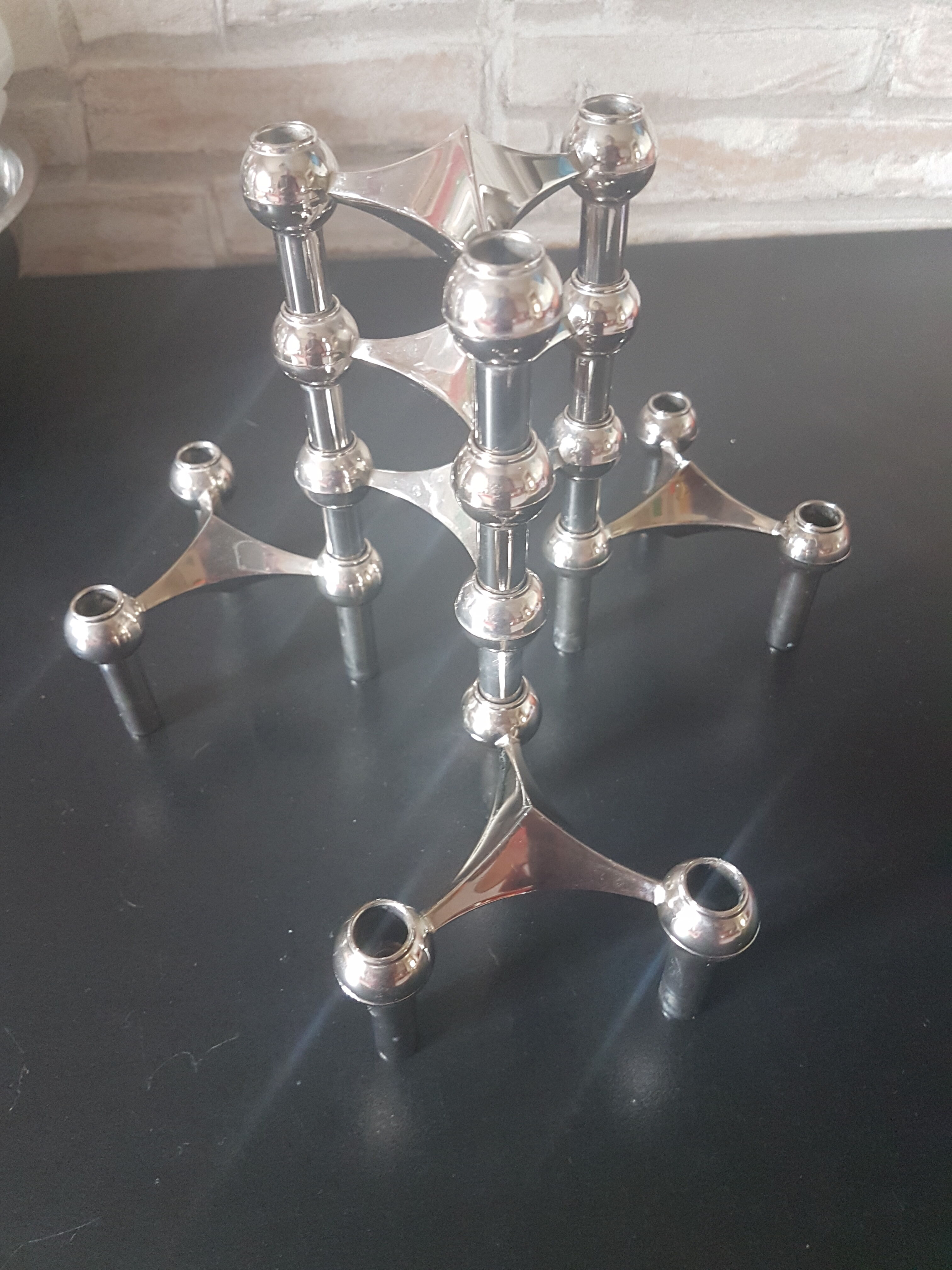 6 candlesticks Nagel design Stoffi