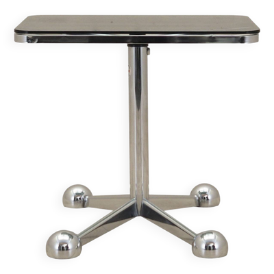 Table basse sur roulettes, design italien, années 1970, fabricant : Allegri