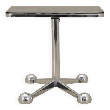 Table basse sur roulettes, design italien, années 1970, fabricant : Allegri
