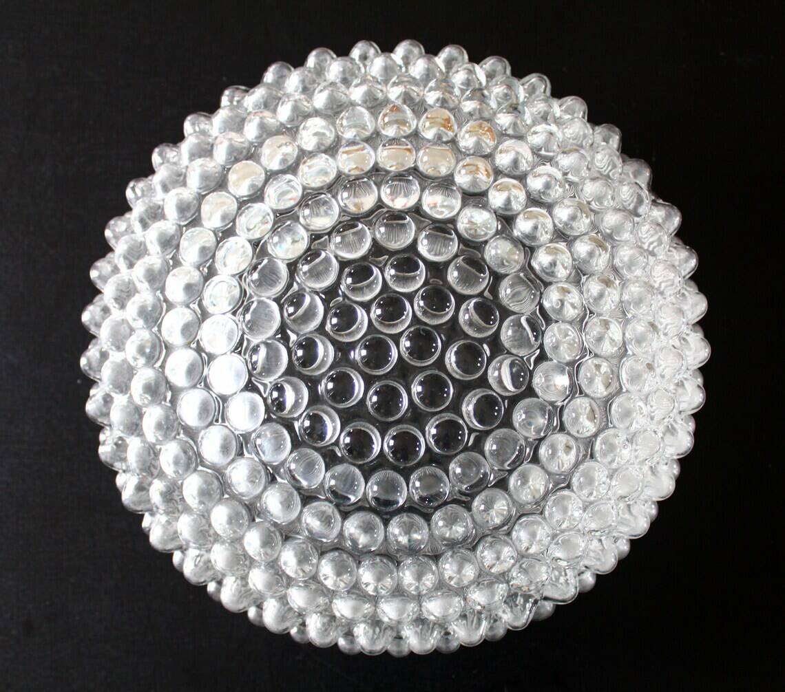 Grand globe de lampe vintage en verre transparent, globe de remplacement