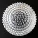 Large vintage clear glass lamp globe, replacement globe