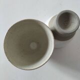 Two goblets on a pedestal Atelier Hurtault Puisaye