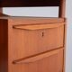Scandinavian double-sided desk in teak by Gunnar Nielsen