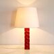Large Mid Century Scandinavian Glass & Brass Table Lamp By Carl Fagerlund For Orrefors, Sweden, 1960