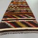 Old Turkish narrow Kilim Runner 300x51 cm shabby chic, vintage kelim