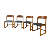 Series of 4 chairs Baumann Sleighau