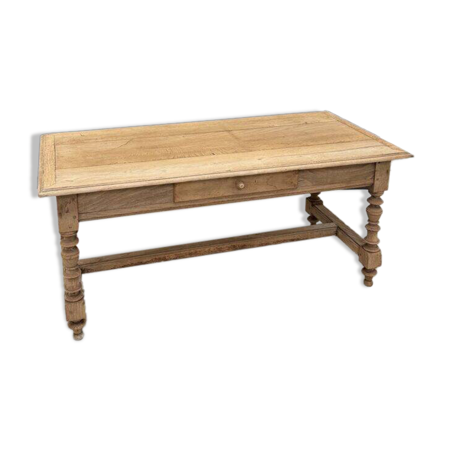 Table basse en chêne fin XIXème