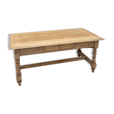 Table basse en chêne fin XIXème