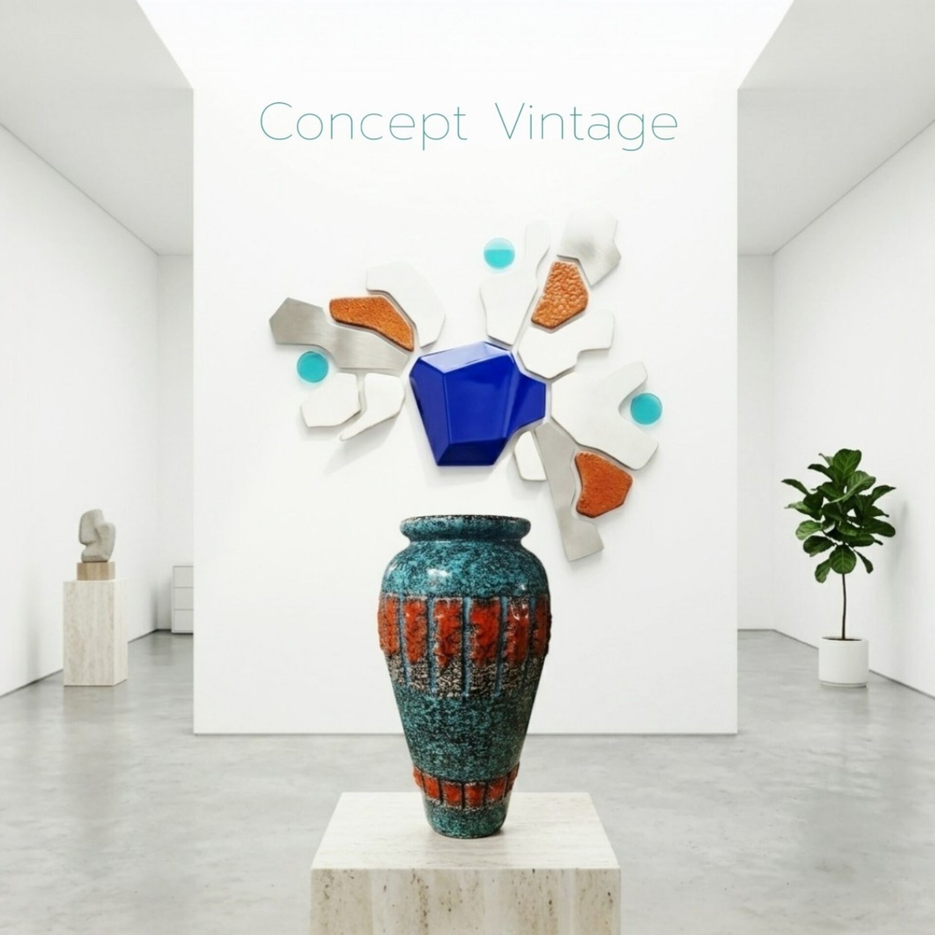 Large Italian Vase "Fat Lava" – Fratelli Fanciullacci – Circa 1960