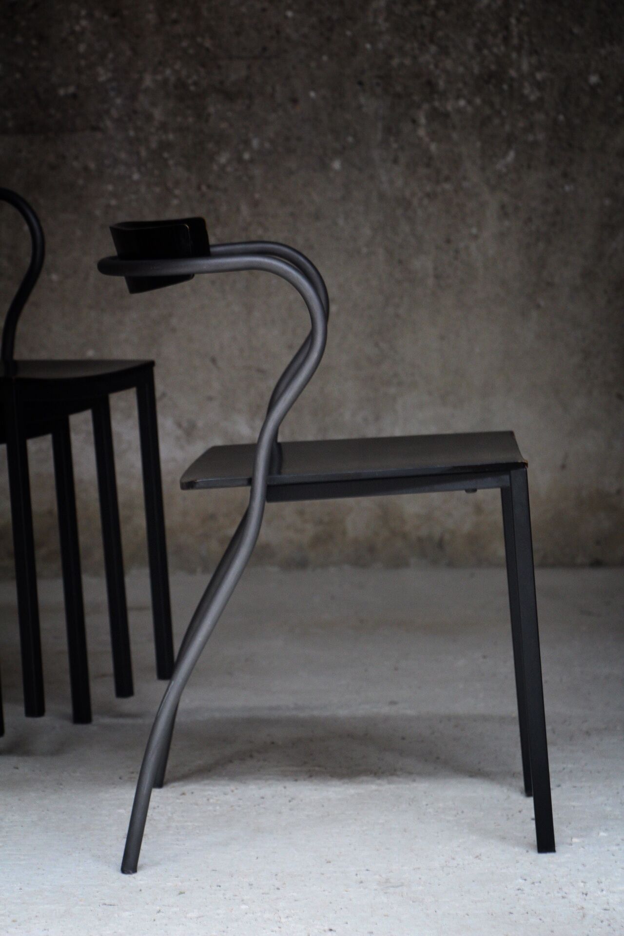 Suite de  4 chaises "Rio" par Pascal Mourgue pour Artelano