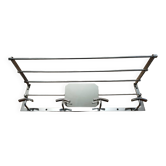chrome coat rack with 4 hooks