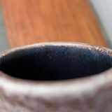 Large vase in German pottery from the mid-century with a crane ornament from Cortendorf.