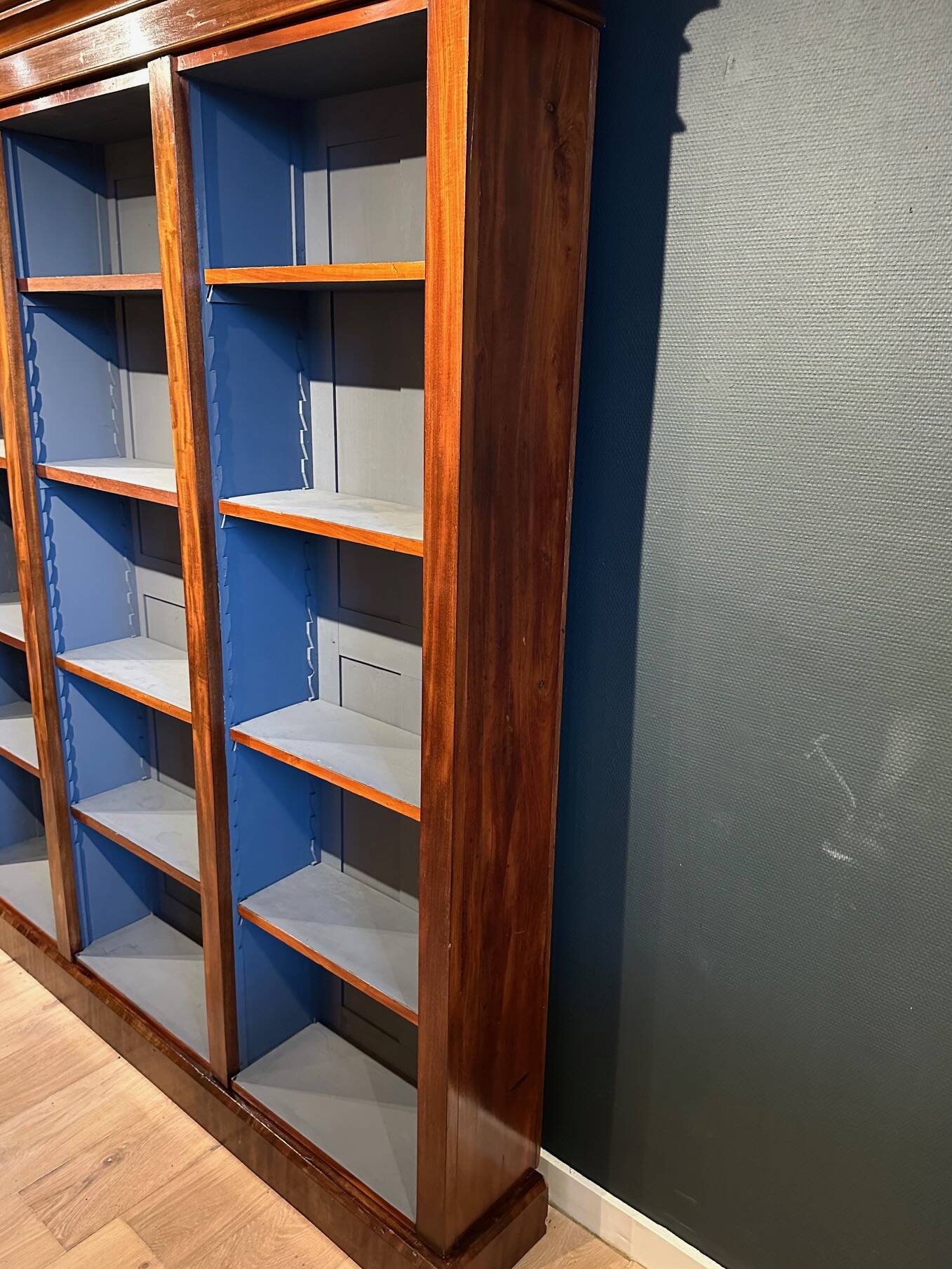 Antique open bookcase