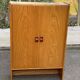 Small Scandinavian oak wardrobe from the 1970s.