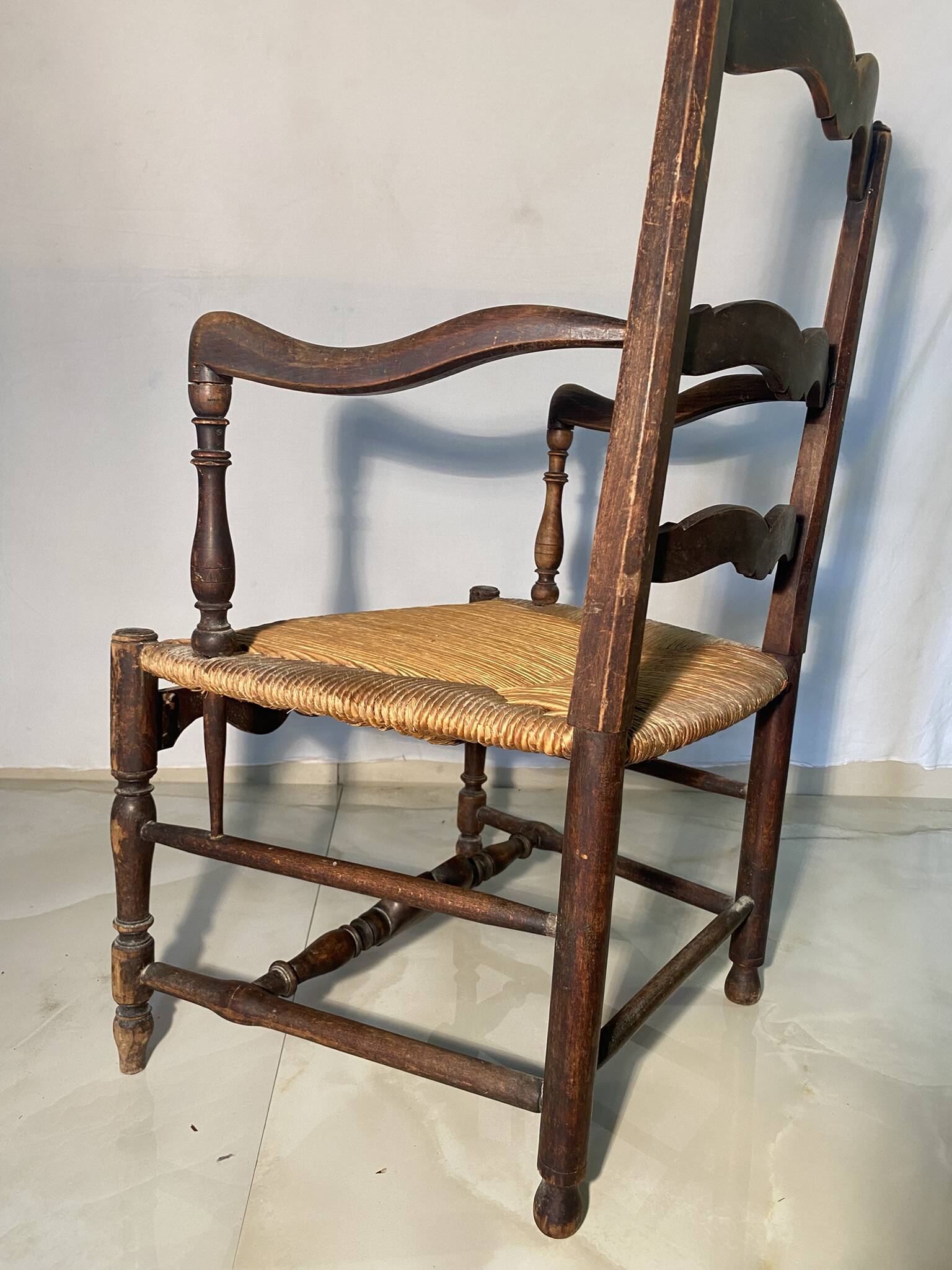 Provençal straw armchair - 17th century