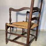 Fauteuil Provençal paillé - XVII eme siècle
