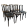 6 Thonet style bistro chairs
