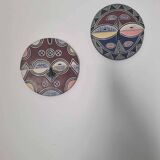 2 masques Africains Téké / Batéké