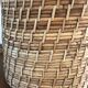 Roasted pot rattan and vintage brass