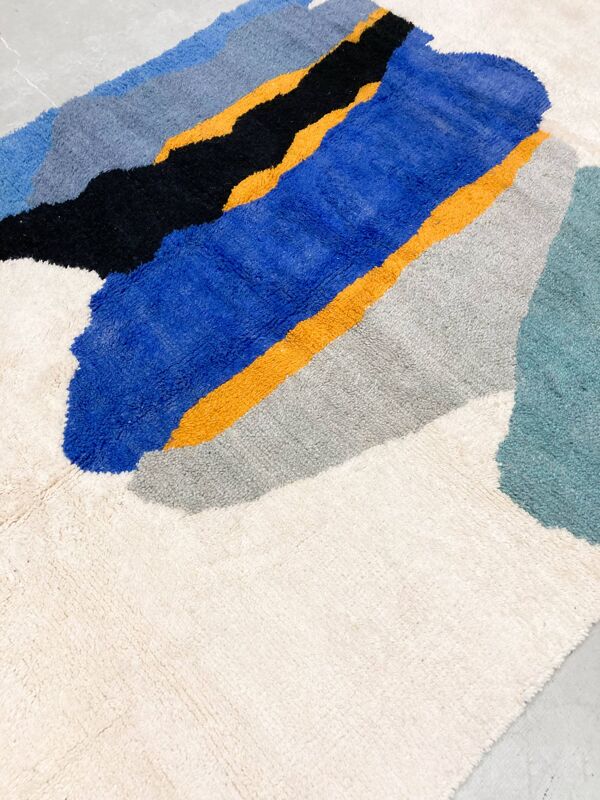 Tapis berbère marocain coloré Boujaad 2,92x1,95m