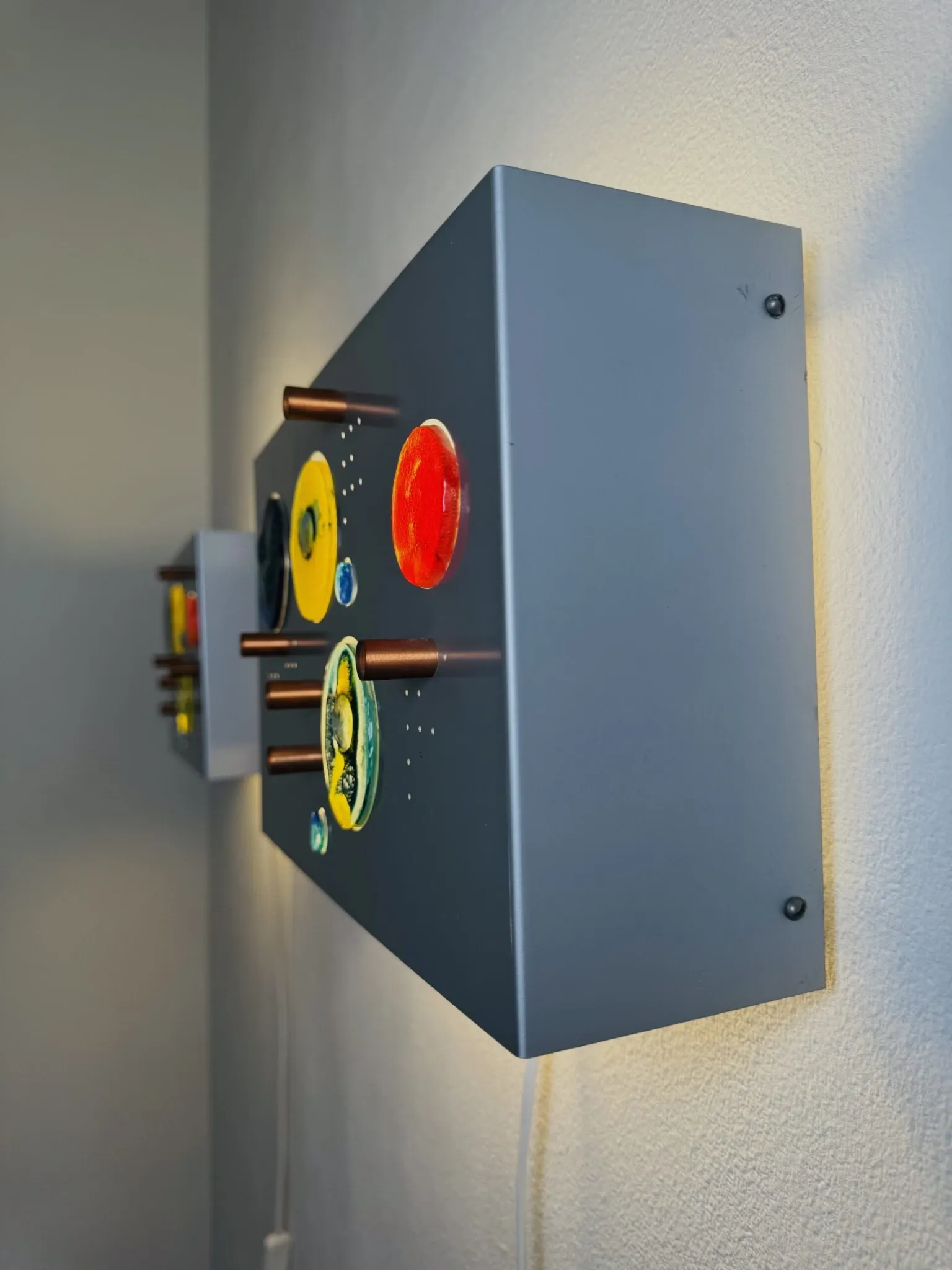 C-1701 Collage Wall Lamp By Willem Van Oyen For Raak Amsterdam, The Netherlands 1960S