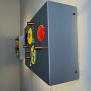 C-1701 Collage Wall Lamp By Willem Van Oyen For Raak Amsterdam, The Netherlands 1960S