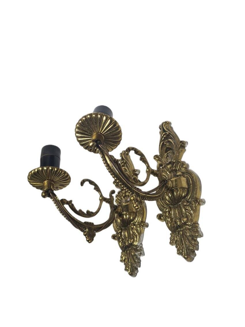 Appliques de style rococo, Pologne, années 1970, ensemble de 2