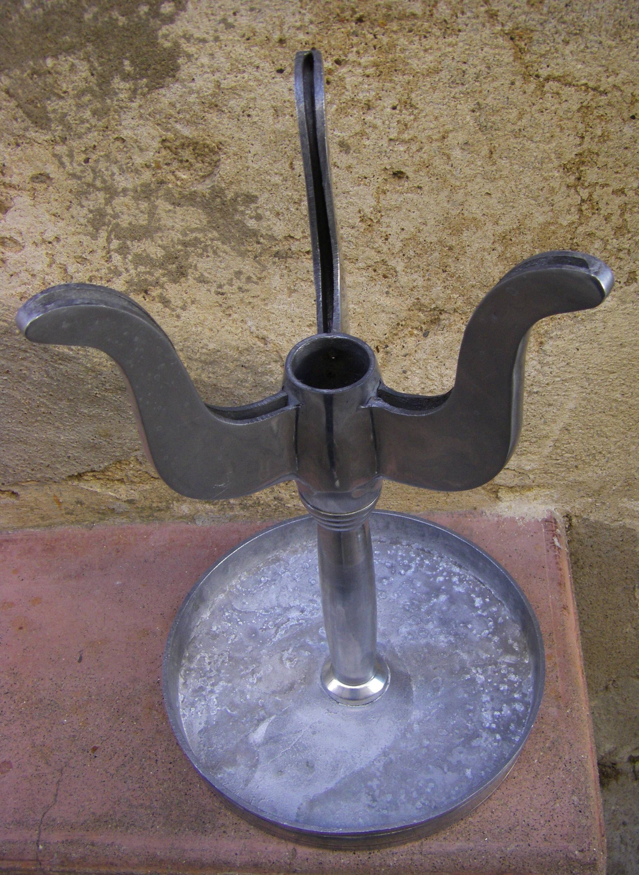 Small vintage pedestal table