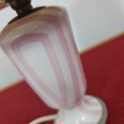 Lampe de table vintage en porcelaine de Paris