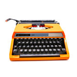 Silver typewriter reed 100 revised orange ribbon new