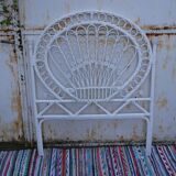 Headboard rattan "peacock".