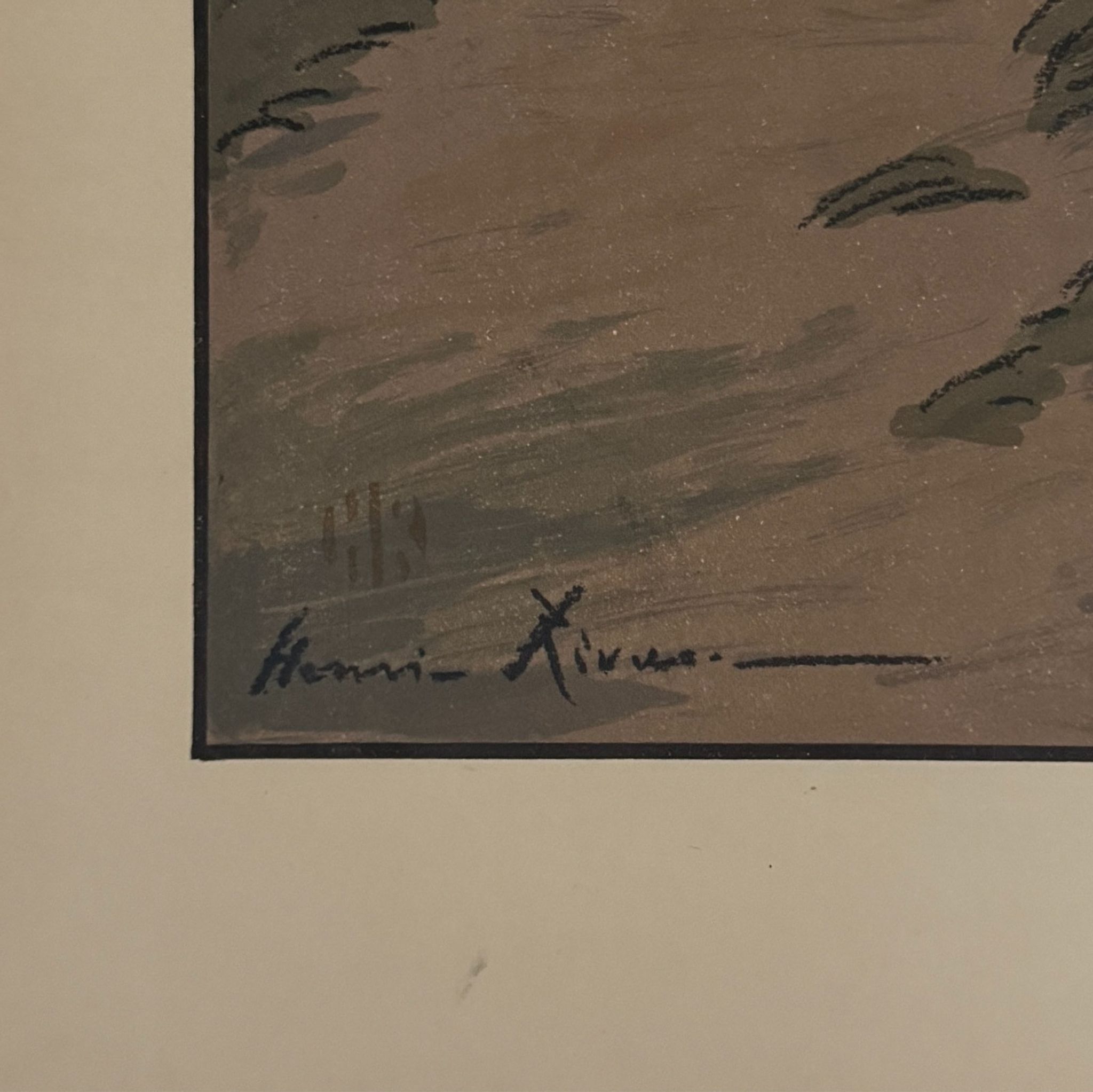 Lithograph by Henri Rivière Parisian Landscapes - The Isle of Swans