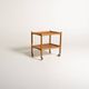 Scandinavian Oak Serving Trolley, 1960s