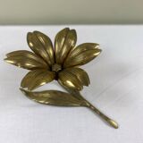 Cendrier fleur en laiton