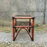 Bamboo sofa end
