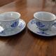 Blue cups