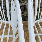 Salon rotin blanc