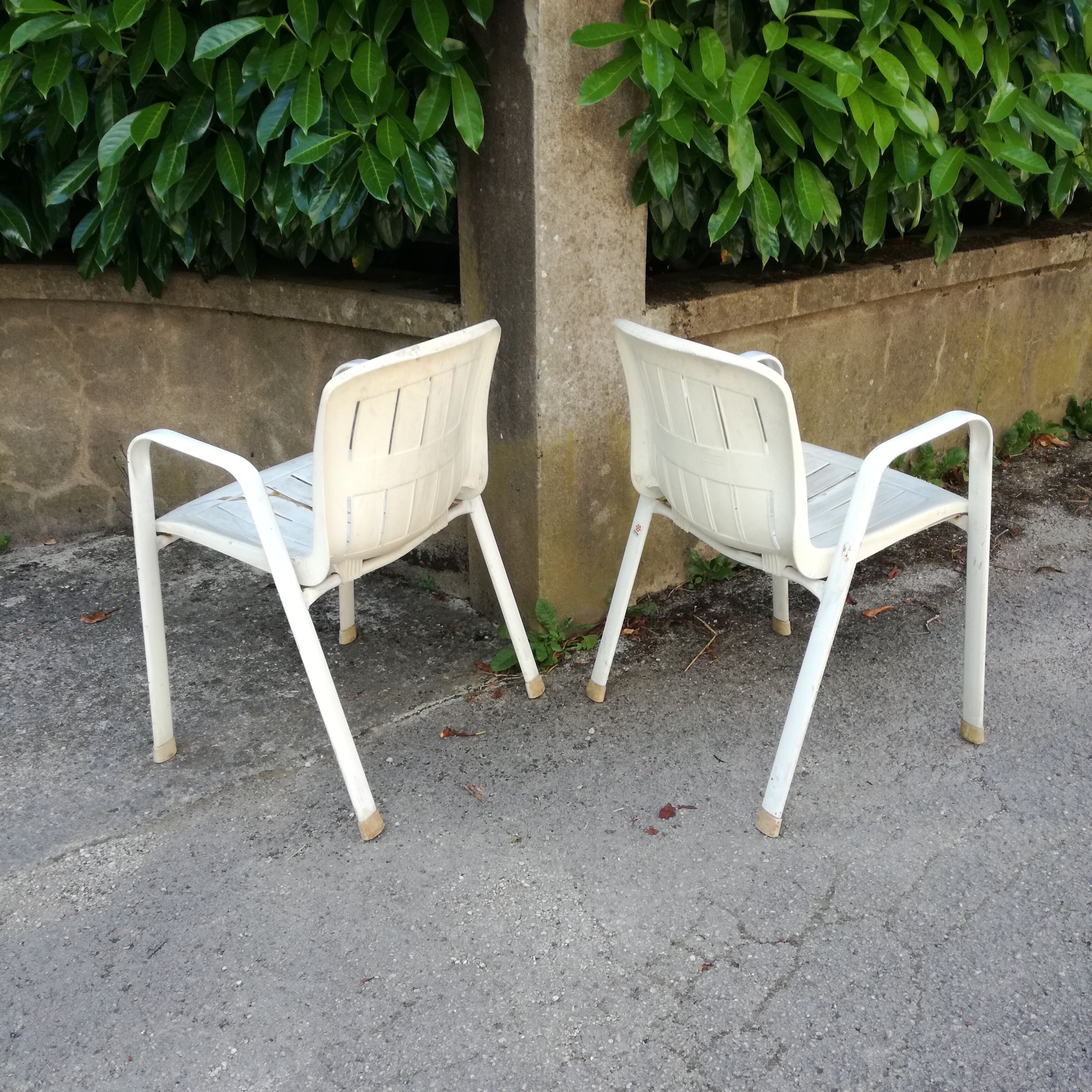 Shell garden armchairs by Emu 1986